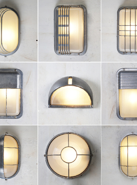 美式复古户外防水壁灯工业风庭院门口门头室外酒馆咖啡馆装饰墙灯