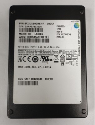 PM1635A 800G MZILS800HEHP-000C4 服务器SSD 提供测报 12G