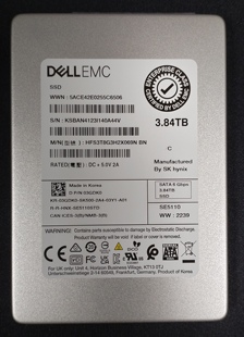 SATA 满寿命提供测报 3.84T DELL 03GDK0 EMC HFS3T8G3H2X069N