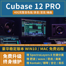 Cubase12pro 40G中文完整版音乐制作录音编曲软件远程服务WIN/MAC