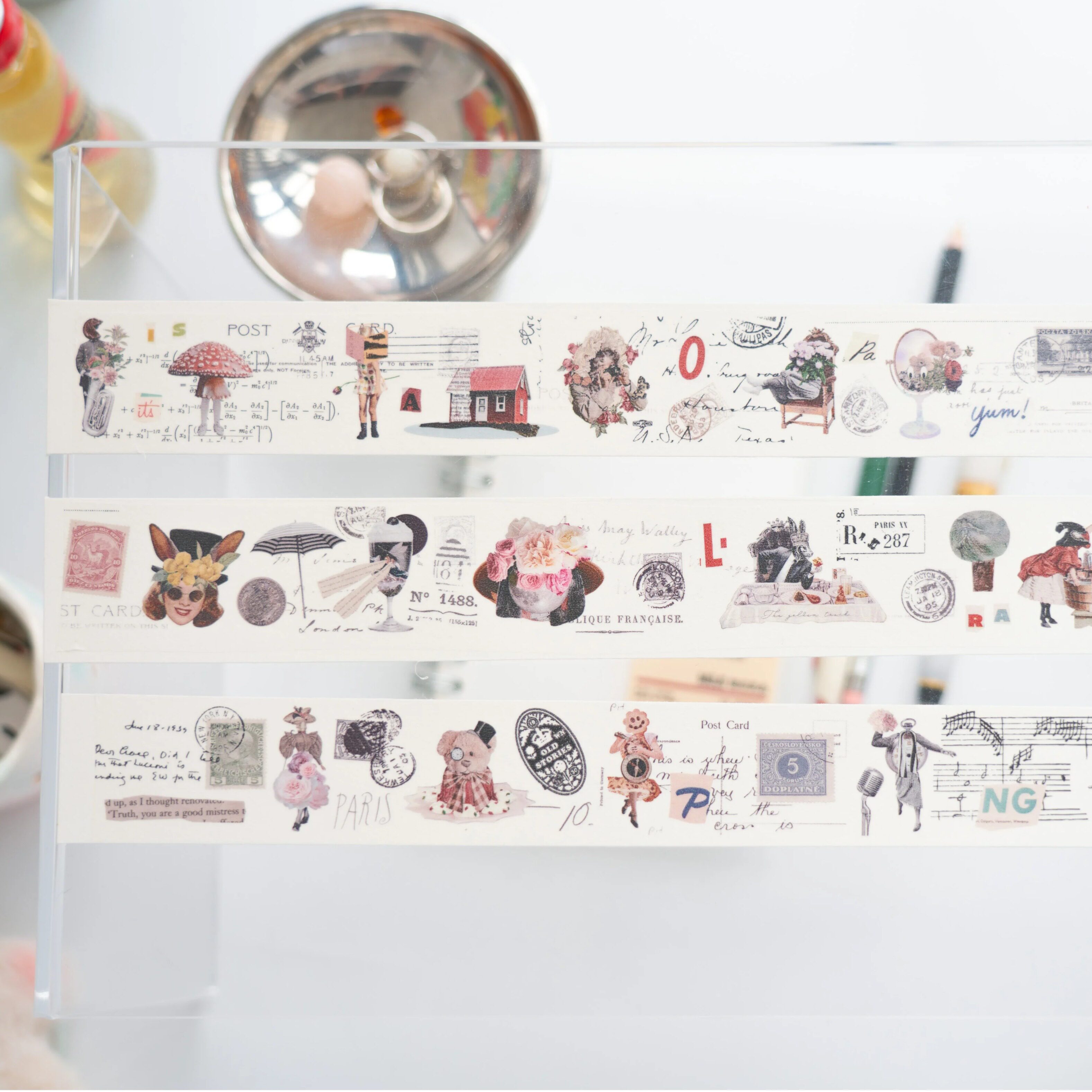 5折清仓栗栗斯 old stories 怪诞拼贴风胶带