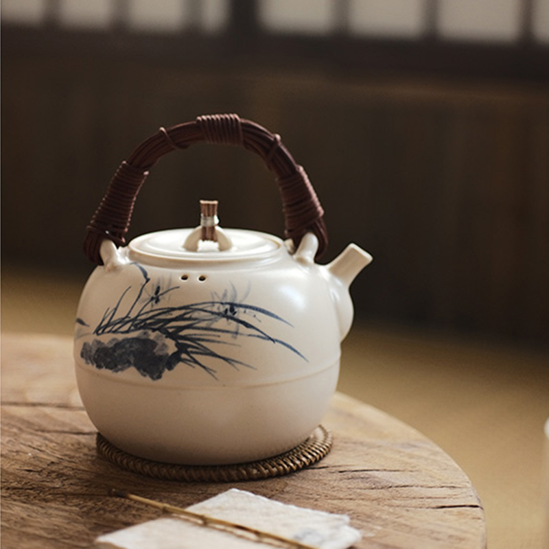 景德镇手绘小型电陶炉煮茶器新品