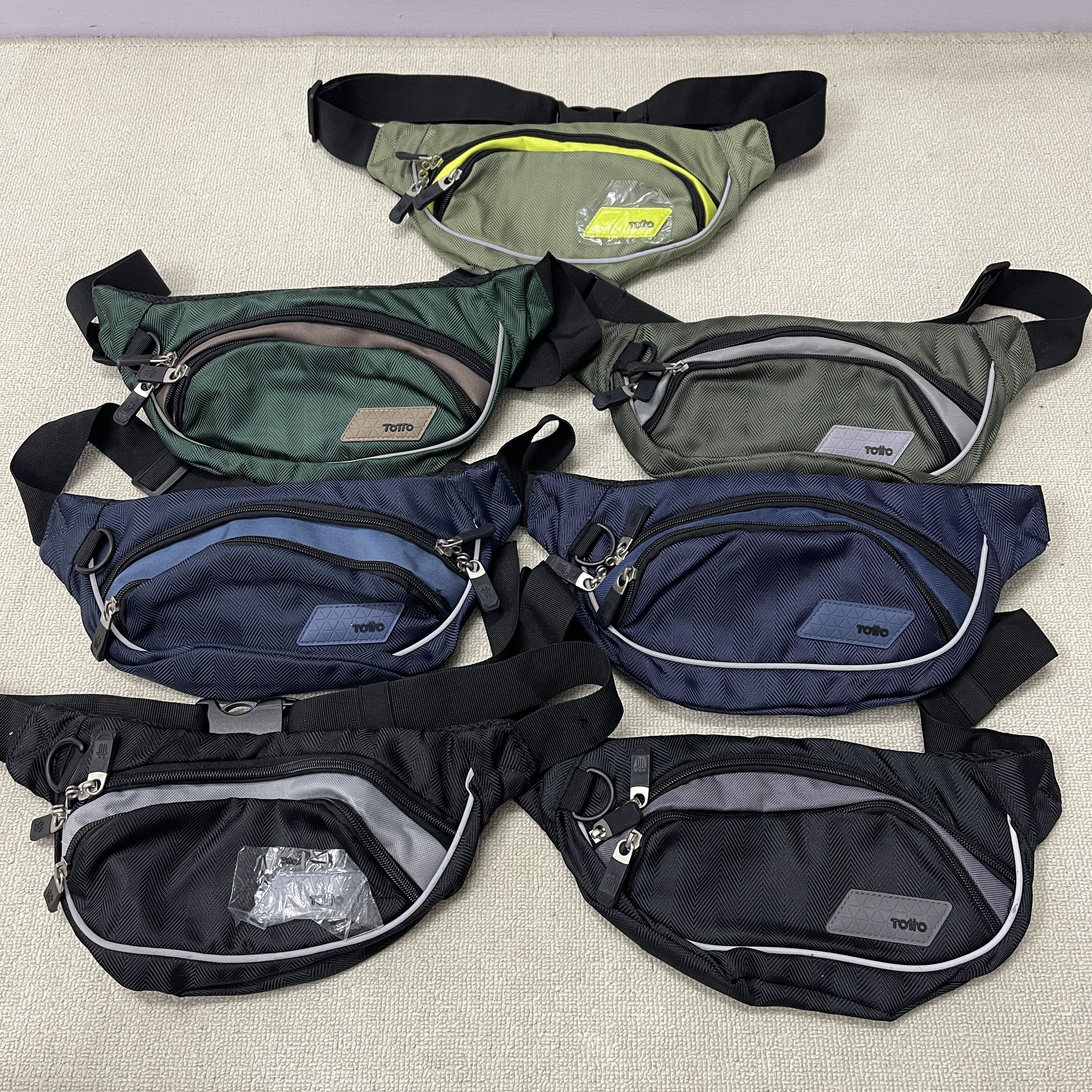 外贸出口  TOTTO休闲运动腰包 斜挎包  胸包高档小号闭眼入高质量