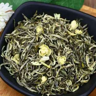茉莉花茶  飘雪 浓茶  四川峨眉山春茶 125克 6窨飘雪 散装