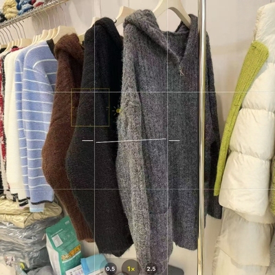 1.1【酒窝严选 濮院福利】时尚百搭大版毛衣外套不支持退换长82