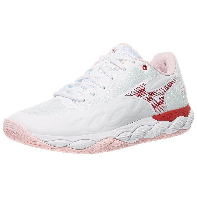 海外代购Mizuno/美津浓女士网球鞋高回弹缓震耐磨防滑轻量网面