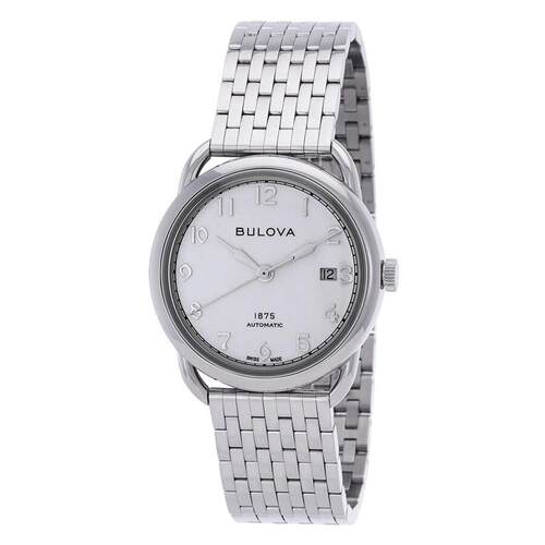 海外代购BULOVA/宝路华男士手表欧美腕表日历显示背透机芯不锈钢