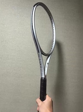 代购Wilson pro staff威尔胜定制网球拍电镀银配色时尚小黑拍小