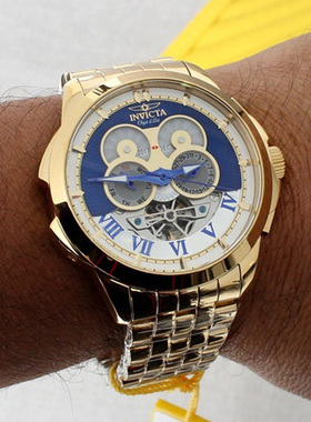 美国代购正品 Invicta男表Objet D Art男士不锈钢自动机械表25581