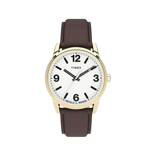 代购Timex天美时男士腕表夜光日期计时防刮皮带金属防水钢壳
