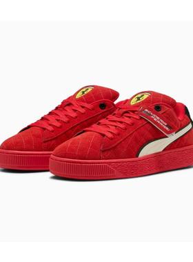 代购Puma Scuderia Ferrari Suede XL Hero法拉利系列赛车鞋 男