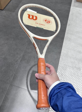 代购Wilson威尔胜RG联名25年法网限量款Clash 100 V3橙白色男女