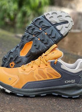Oboz Katabatic男子低帮防水户外徒步越野登山鞋防滑耐磨正品代购