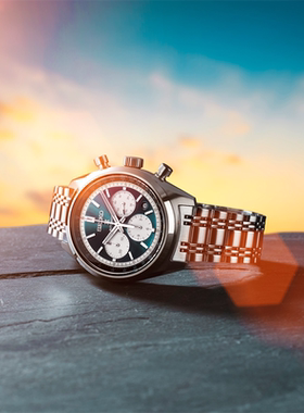代购Seiko Prospex Speedtimer 日出蓝 1973 机械计时码表 SRQ05