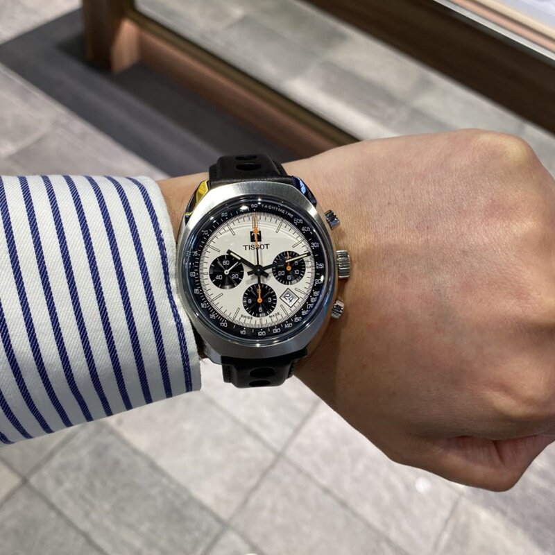 代购天梭男表机械手表男限量酒桶形 Heritage 计时码表全自动运