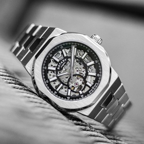 ROTARY瑞士小众镂空自动机械表