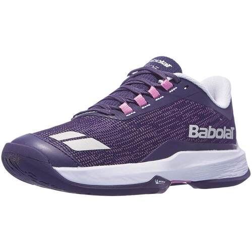 海外代购BABOLAT/百保力女士网球鞋缓震抓地力轻量网面球场训练