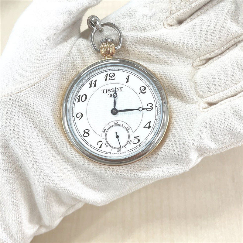 代购代购正品Tissot天梭男表不锈钢经典复古怀表T860.405.29.032