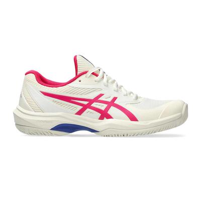 海外代购Asics/亚瑟士女士网球鞋缓震耐磨合成革网眼硬地红土