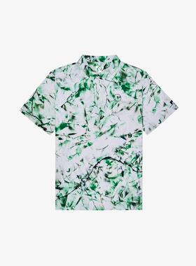 代购MALBON GOLF男士Polo衫透气舒适贴身易打理耐穿短袖印花图案