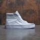 代购 底 耐磨防滑轻便缓震白色高帮帆布材质橡胶鞋 VANS男士 滑板鞋