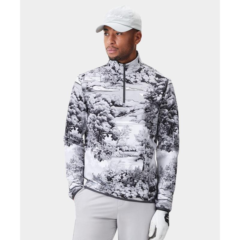 代购MACADE夹克男士防风透气速干保暖印花轻便弹力户外运动运动