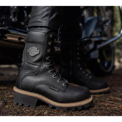 海外代购Harley Davidson/哈雷戴维森女士时装靴防滑耐磨