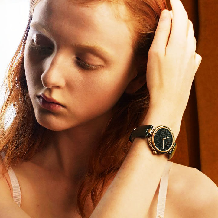 海外代购古驰女表 Gucci Diamatissima奢华简约女士皮带防水手表