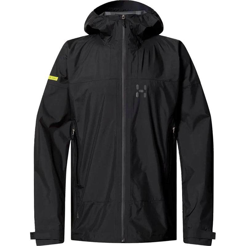 代购HAGLOFS男士冲锋衣防水防风透气户外外套连帽长袖