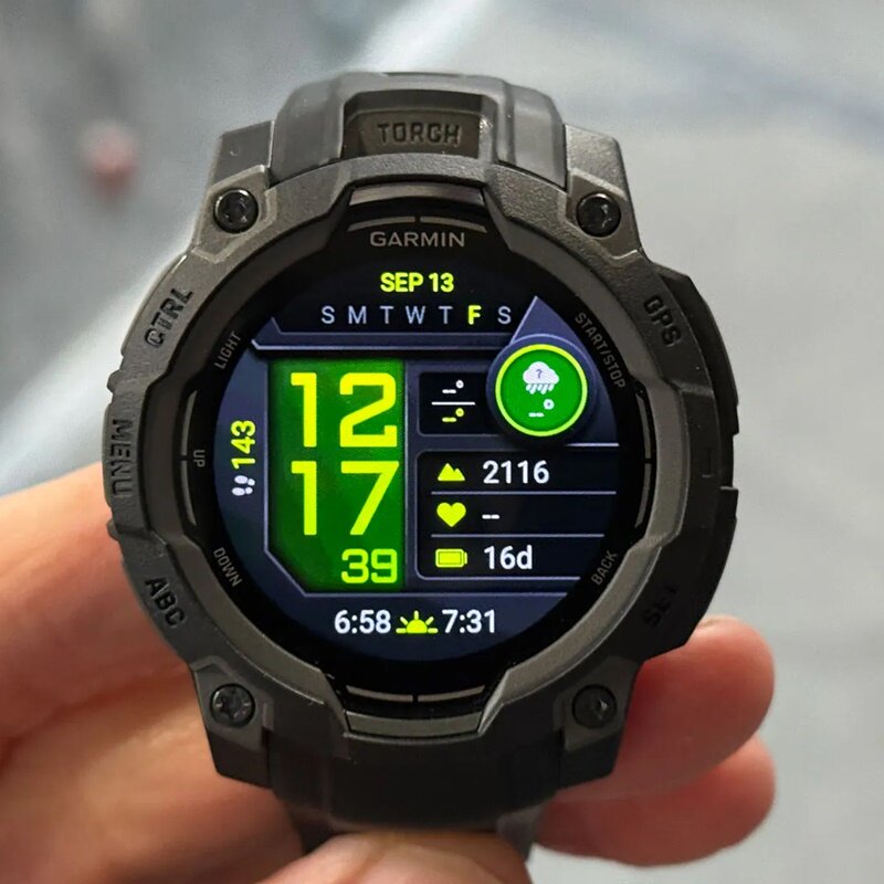 代购Garmin佳明本能Instinct3户外运动手表登山跑步健身骑行男女