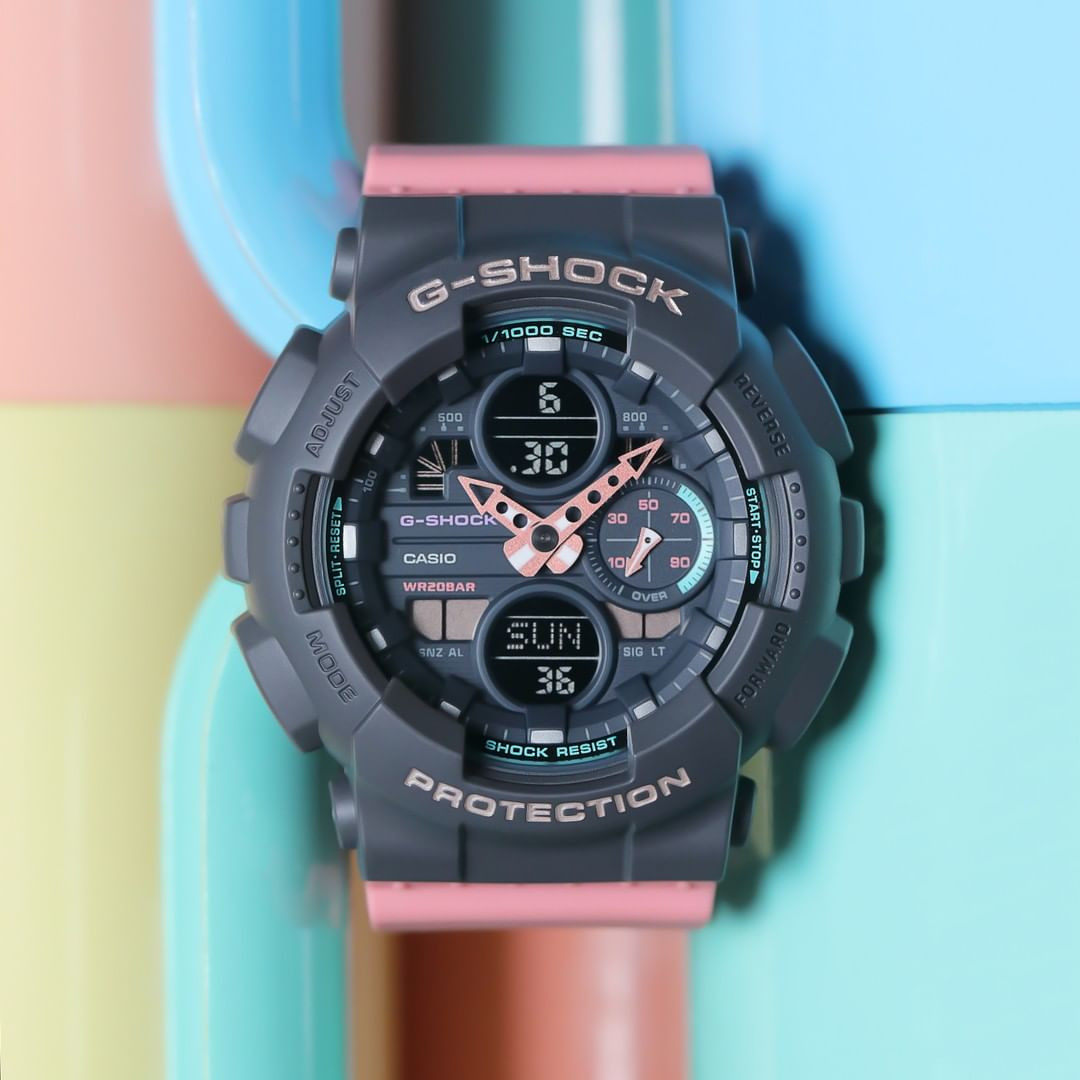 美国代购正品卡西欧casio g-shock系列运动防水男女手表gmas140