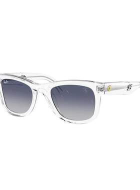 海外代购Ray·Ban/雷朋男女太阳眼镜防紫外线渐变镜片透明框方框