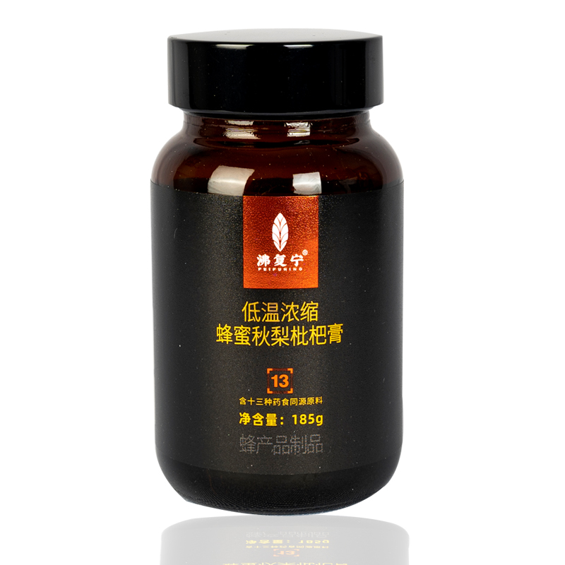 蜂谷美地沸复宁低温浓缩蜂蜜秋梨枇杷膏185g/盒