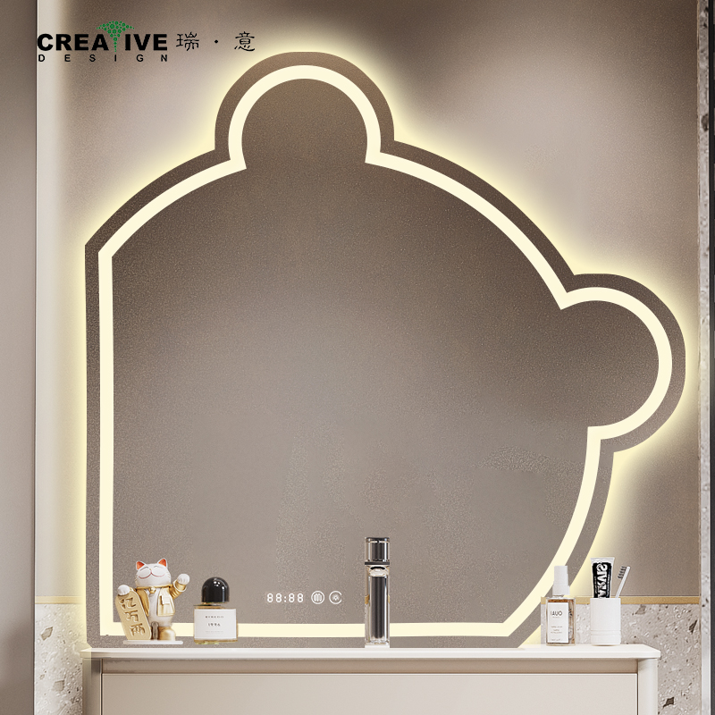 瑞意智能带灯防雾浴室镜