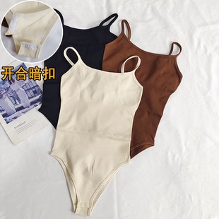 高弹螺纹三角式 空中瑜伽服塑身衣 连体衣提臀瑜伽服女无缝一体式