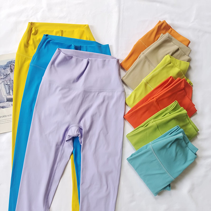 紧身高腰提臀均码瑜伽裤健身磨毛