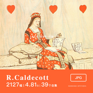 R·Caldecott伦道夫·凯迪克｜英国19世纪复古童趣插画电子素材