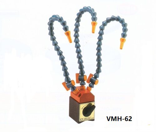 原装台湾鹰牌 机床磁性喷油表座 2孔3孔喷油表座 VMH-54 VMH-62