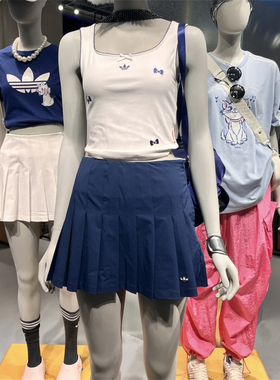 三叶草 女子运动休闲潮流高尔夫百褶裙短裙 JC6771 JC6769 JC6772