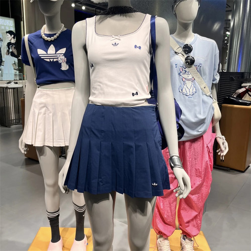 三叶草 女子运动休闲潮流高尔夫百褶裙短裙 JC6771 JC6769 JC6772