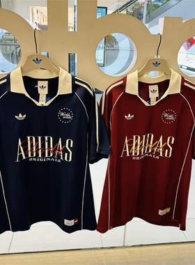 Adidas三叶草 男女运动休闲潮流速干POLO衫短袖T恤 KY2192 KY2193