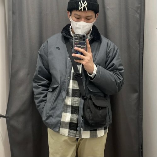 Nike耐克 秋冬款男子运动休闲翻毛领加绒保暖工装夹克外套 FD6683