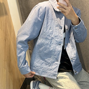 Nike耐克 Jordan 春季男子运动休闲潮流工装牛仔夹克外套 FN4528