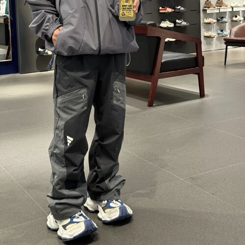 Adidas阿迪达斯 FOS男子运动休闲潮流直筒工装长裤 JM6160 JM6161