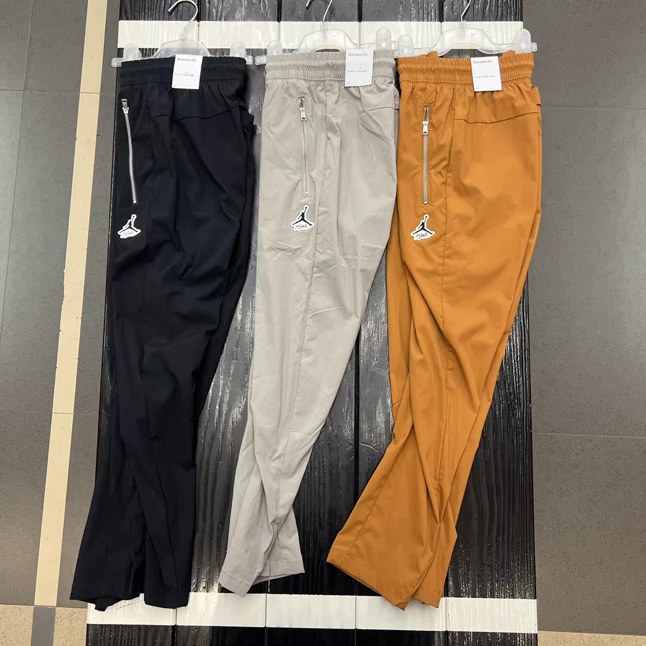 Nike耐克 Air Jordan AJ男子运动休闲工装刺绣梭织直筒长裤DM9929