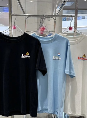 中国李宁 Phil Hackett男女运动休闲潮流滑板宽松短袖T恤 AHSU213