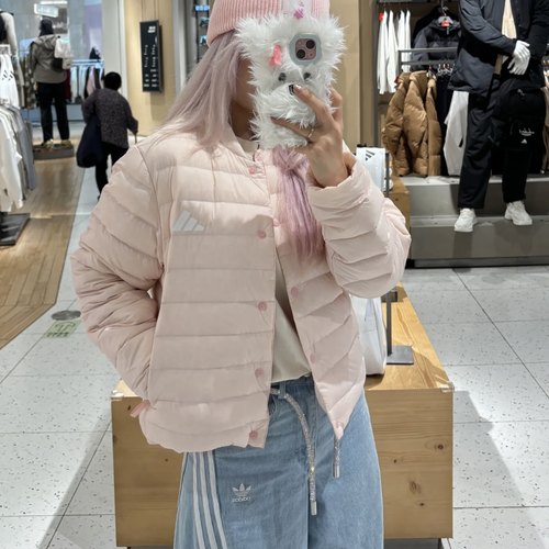 Adidas阿迪达斯 女子运动休闲潮流轻薄羽绒服外套 JM1234 JM1236