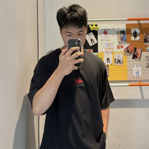 Nike耐克 Jordan 男子运动休闲潮流三联标飞人刺绣短袖T恤 IF3134