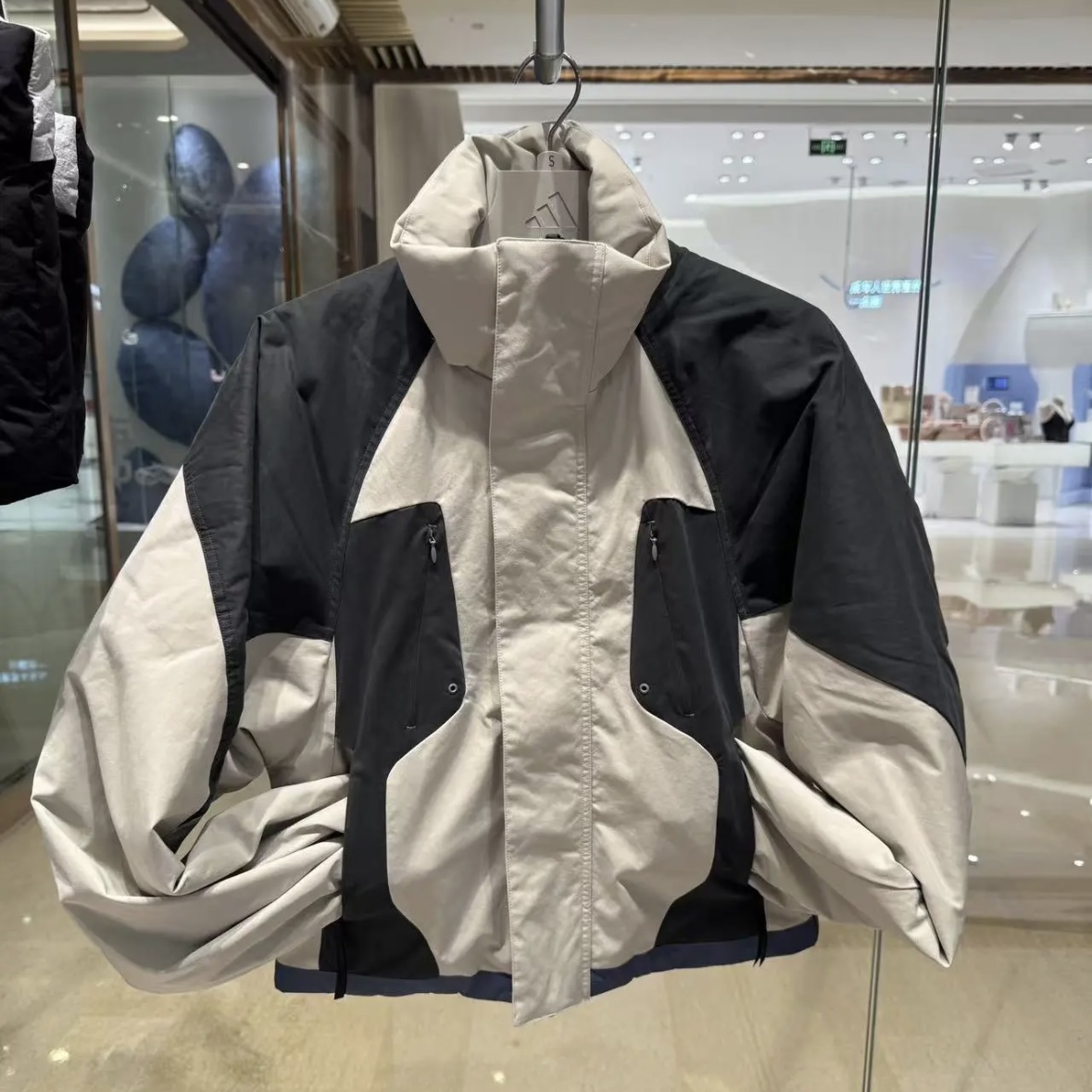 阿迪达斯FOS运动休闲潮流拼接夹克棉服外套 JM6144 JM6145 JM6146