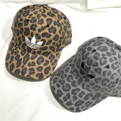Adidas三叶草 男女运动休闲潮流豹纹棒球帽遮阳帽 JW8034 JW8035
